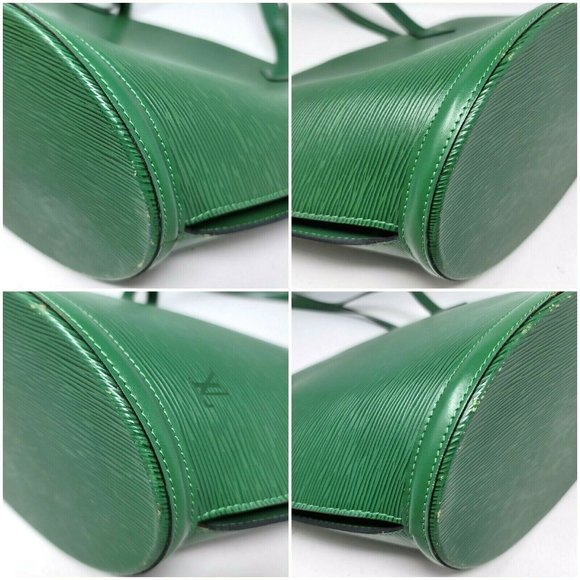 Louis Vuitton Saint Jacques GM Dark Green Epi Leather Bucket Shoulder Bag Auth - Picture 8 of 12